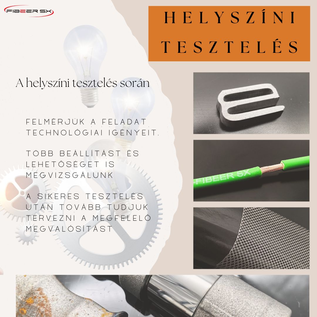 helyszíni tesztelés